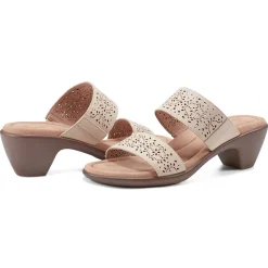 Crista Casual Slide Heeled Sandals