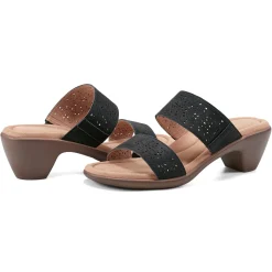 Crista Casual Slide Heeled Sandals