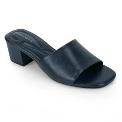 Fiora Block Heel Slide Sandals