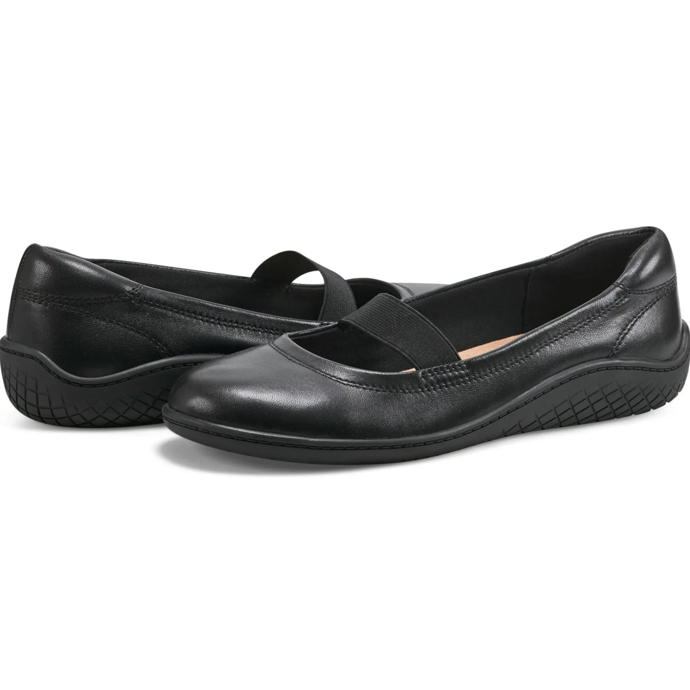 Golden Mary Jane Casual Ballet Flats