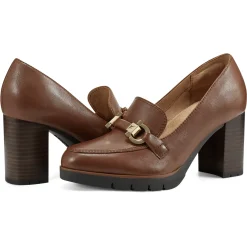 Mirror Lug Sole Dress Pumps