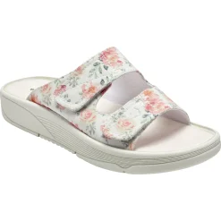 Red Slip On Sandals