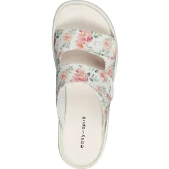 Red Slip On Sandals