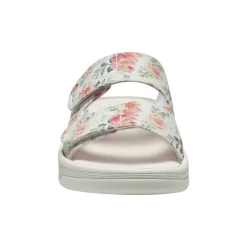 Red Slip On Sandals