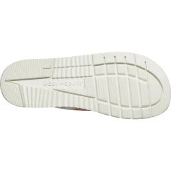 Red Slip On Sandals